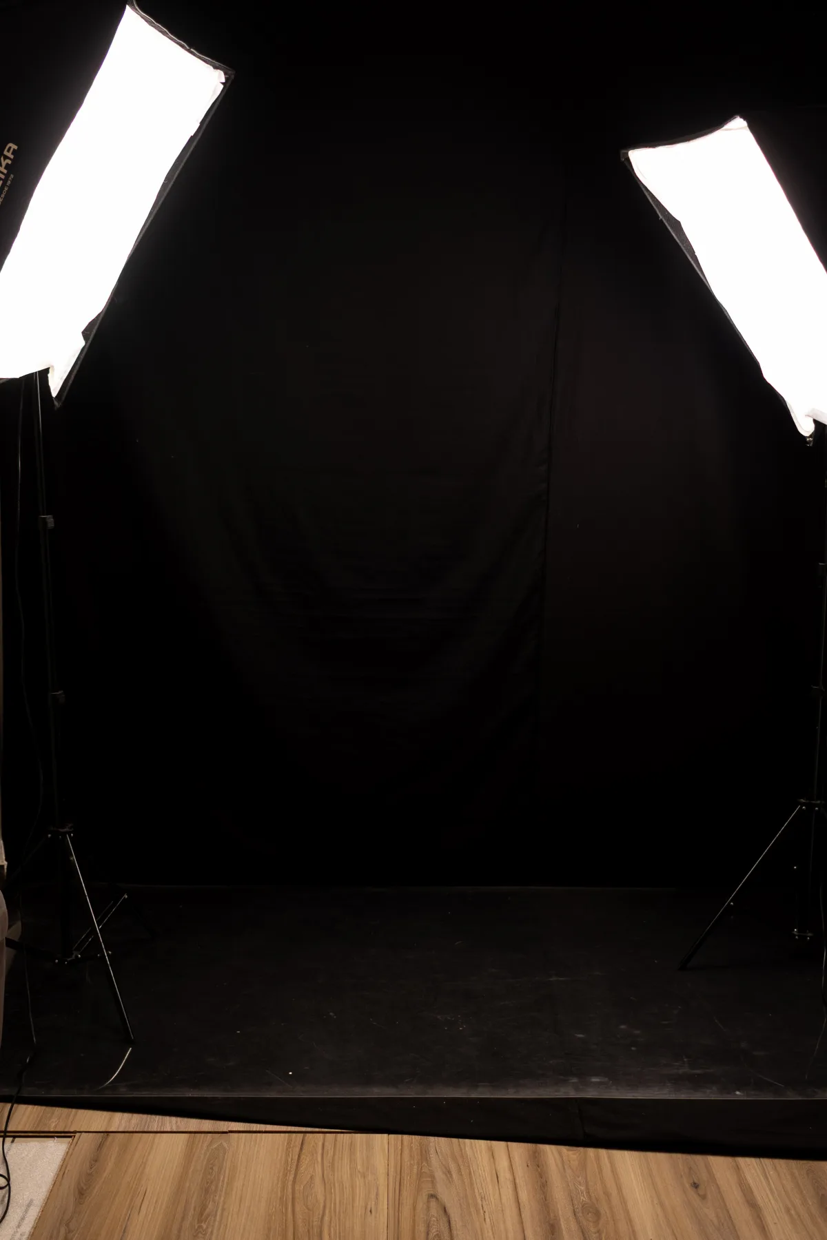 Set fotográfico do Estúdio Quinti preparado para uma sessão
